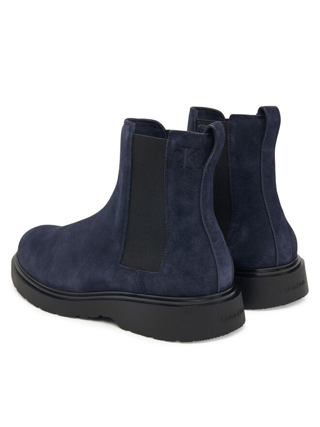 Calvin Klein Klassische Stiefeletten Calvin Klein Combat Ess Chelsea Boot Su YM0YM01372 Dunkelblau