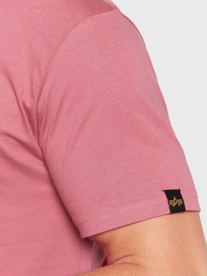 Alpha Industries Alpha Industries T-Shirt Backprint 128507 Rosa Regular Fit