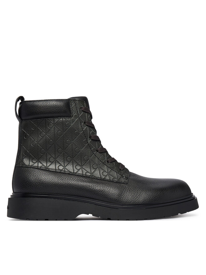 Calvin Klein Schnürschuhe Calvin Klein Combat Ess HM0HM02244 Schwarz