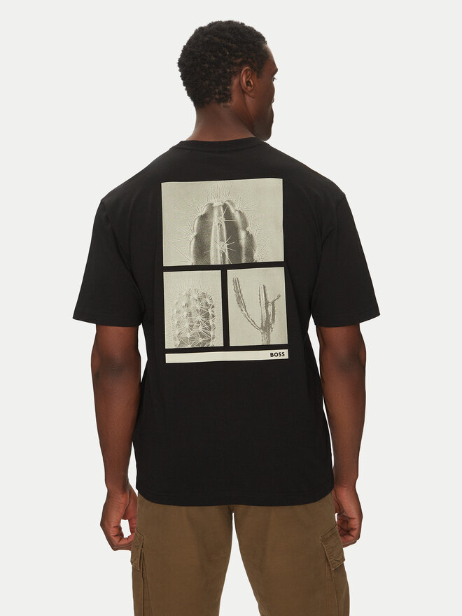 BOSS BOSS T-Shirt Te_Surfaceshort 50534925 Schwarz Relaxed Fit
