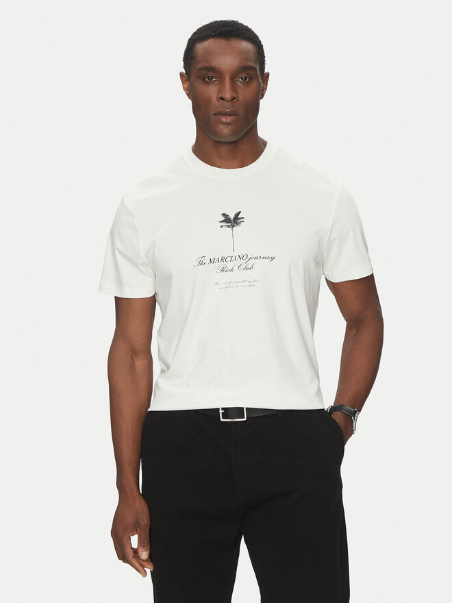 Marciano Guess Marciano Guess Camiseta 5GHI09 6323A Blanco Regular Fit
