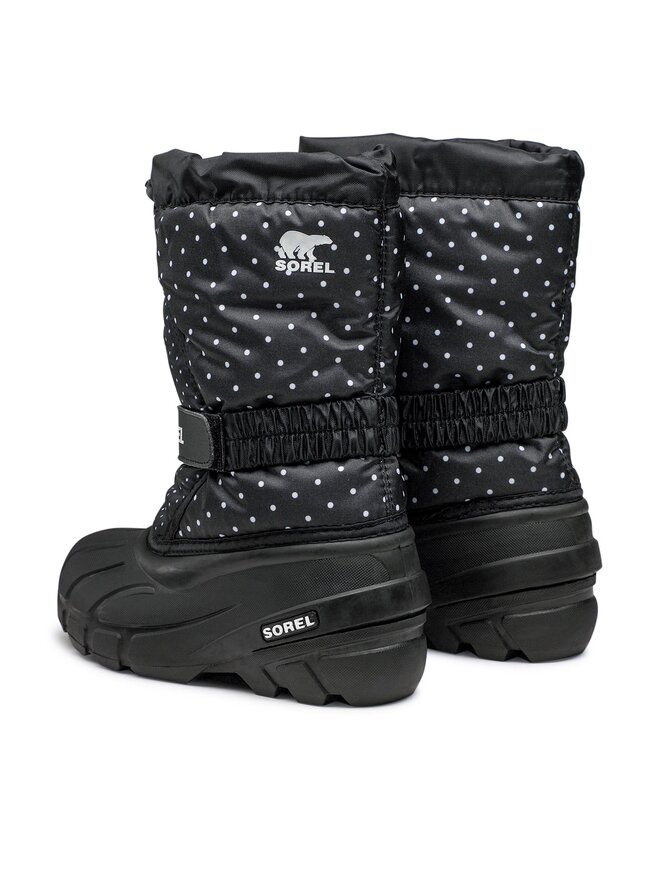 Sorel Schneeschuhe Sorel Youth Flurry Print NY3503-010 Schwarz