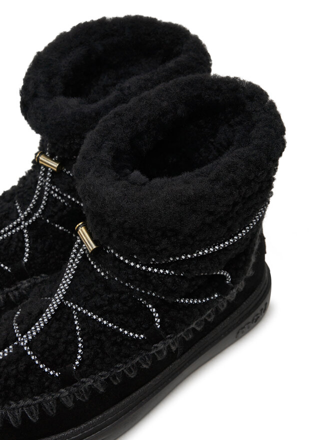 Mou Schneeschuhe Mou Eskimo Sneaker Bold Scoub Lace FW411012A Schwarz