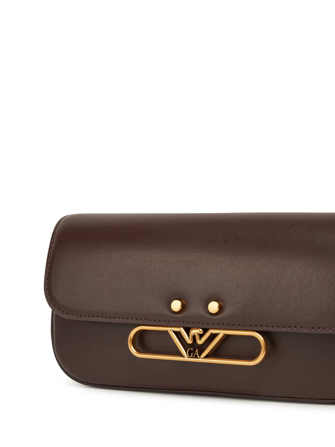 Emporio Armani Ročna torba Emporio Armani EW001212 AF14786 U6027 Rjava