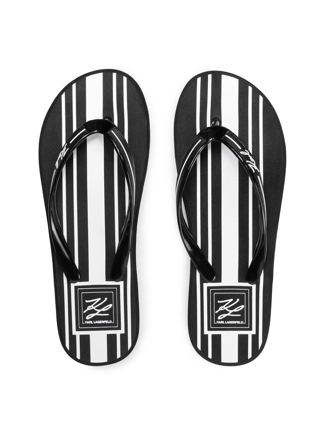 KARL LAGERFELD Čības uz pirksta KARL LAGERFELD KL81018s Melns
