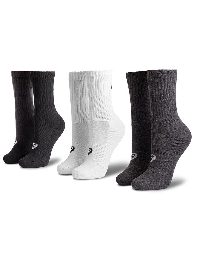 Asics Σετ 3 ζευγάρια ψηλές κάλτσες unisex Asics 3PPK Crew Sock 155204 Λευκό