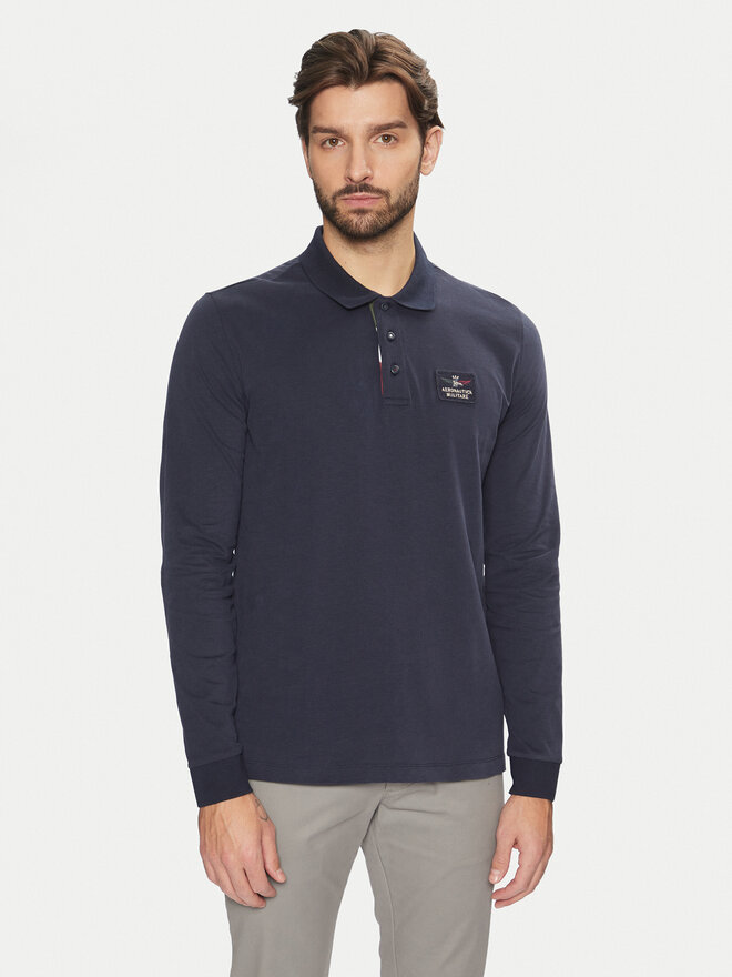 Aeronautica Militare Aeronautica Militare Poloshirt 242PO1840J662 Dunkelblau Regular Fit