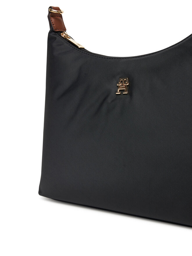 Tommy Hilfiger Τσάντα Tommy Hilfiger Popette Shoulder Bag AW0AW17937 Μαύρο