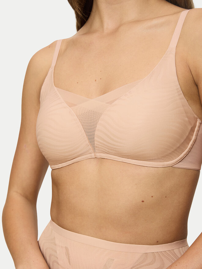 Triumph Triumph Σουτιέν χωρίς μπανέλα Shape Smart Ellipse 10222278 Μπεζ