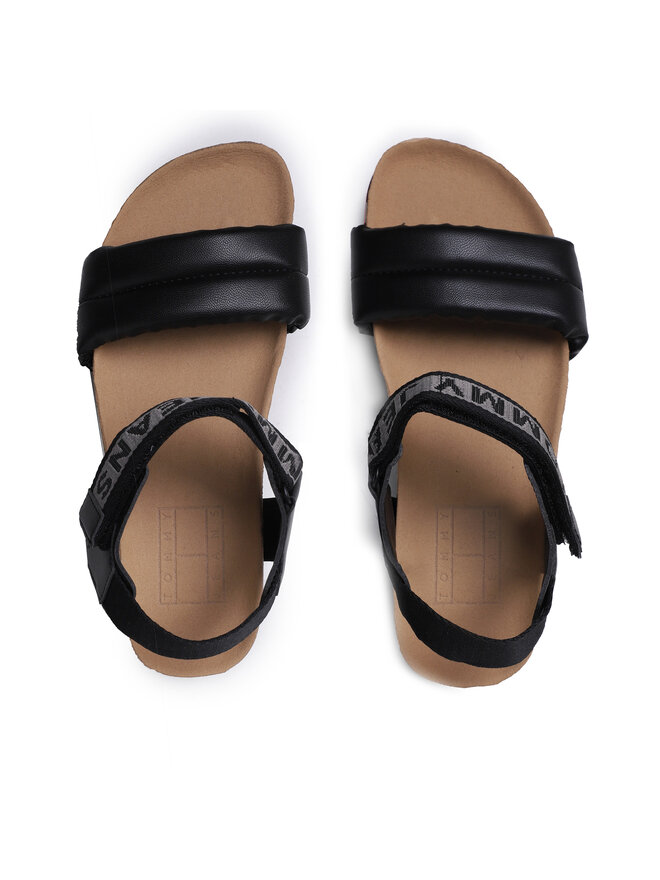 Tommy Jeans Sandalen Tommy Jeans Flag Outsole Tommy Jeans Sandal EN0EN02122 Schwarz