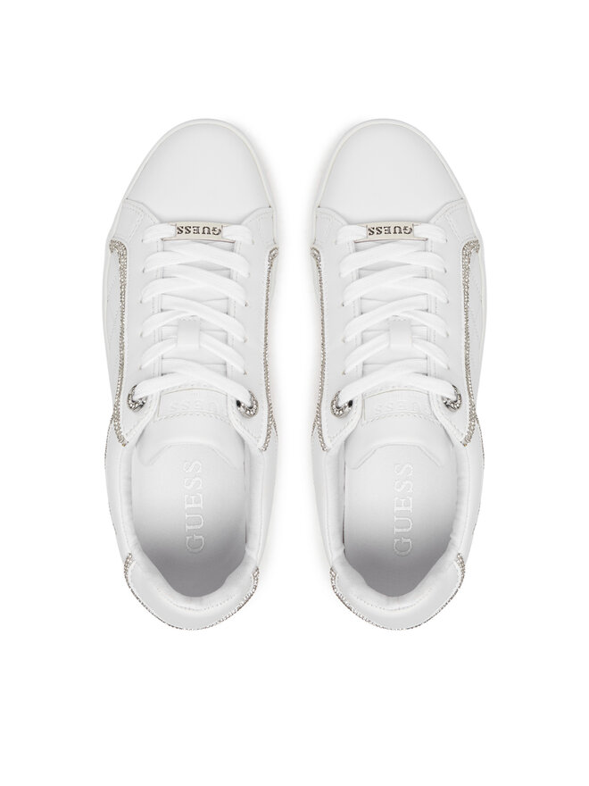Guess Sneakersy Guess FLPGRA ELE12 Biały