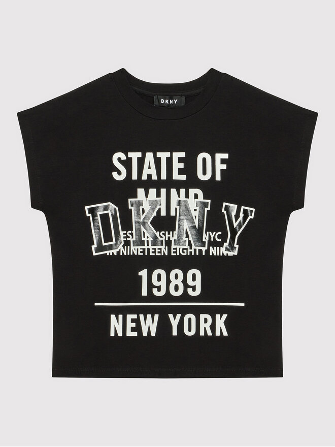 DKNY DKNY T-Shirt D35S01 M Schwarz Relaxed Fit