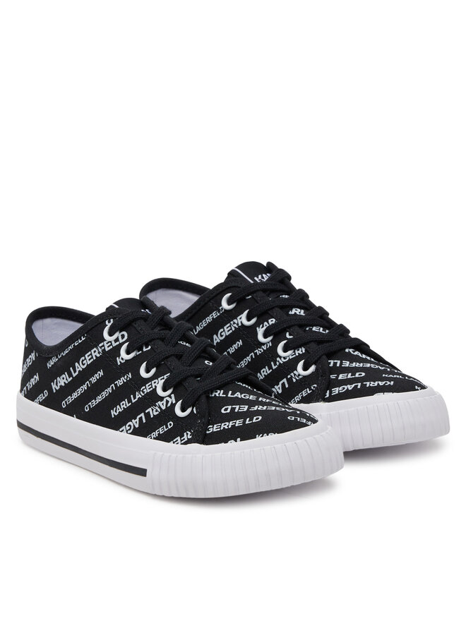 Karl Lagerfeld Kids Sneakers aus Stoff Karl Lagerfeld Kids Z30562 M Schwarz
