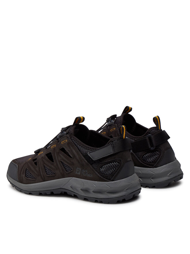 Jack Wolfskin Трекінгові черевики Jack Wolfskin Woodland 2 Hybrid Low M 4051301 Чорний