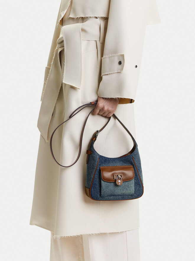 LAUREN RALPH LAUREN Kabelka LAUREN RALPH LAUREN 431970473001 Tmavomodrá