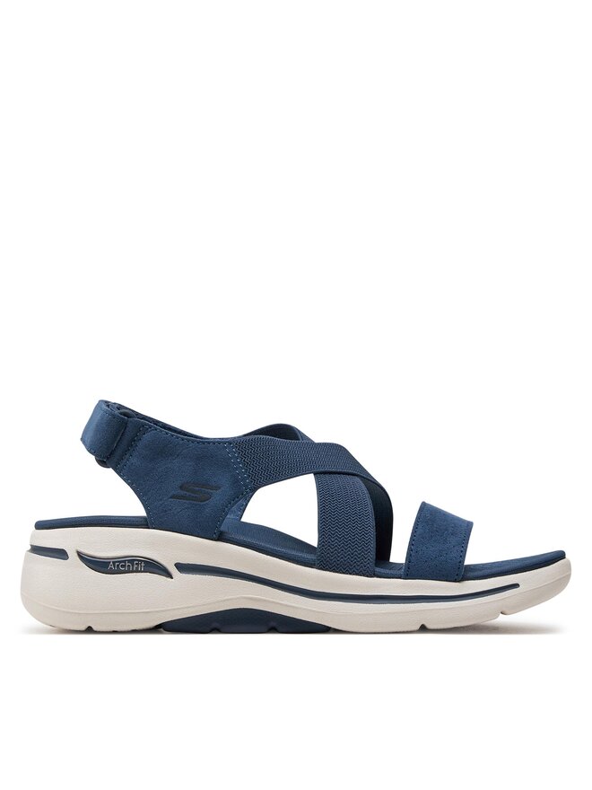 Skechers Sandały Skechers Go Walk Arch Fit Sandal-Treasured 140257/NVY Granatowy