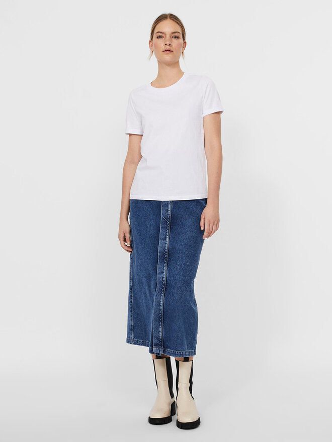 Vero Moda Vero Moda T-Shirt Paula 10243889 Λευκό Regular Fit