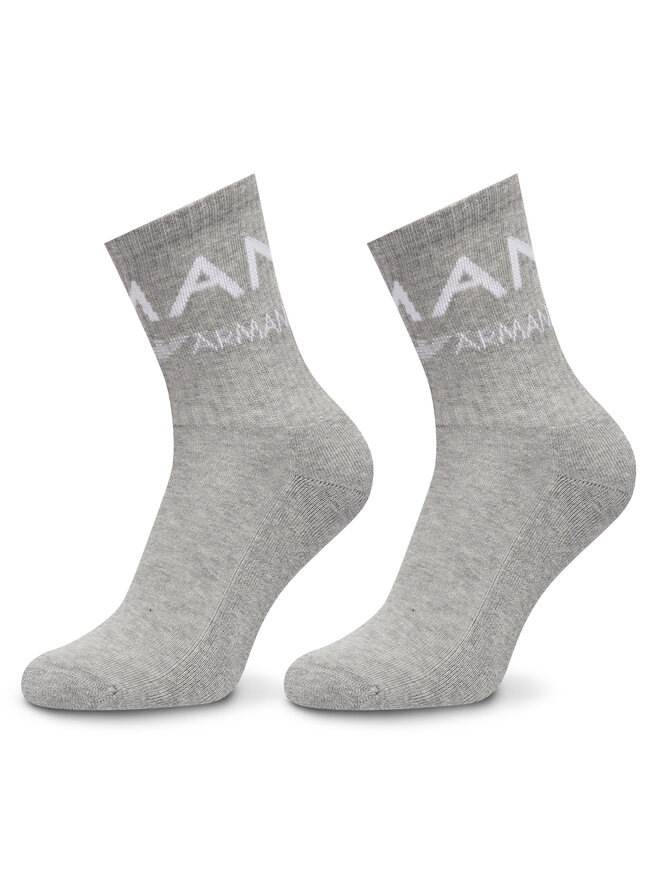 Emporio Armani Underwear 2er-Set hohe Damensocken Emporio Armani Underwear 292303 4F227 00948 Grau