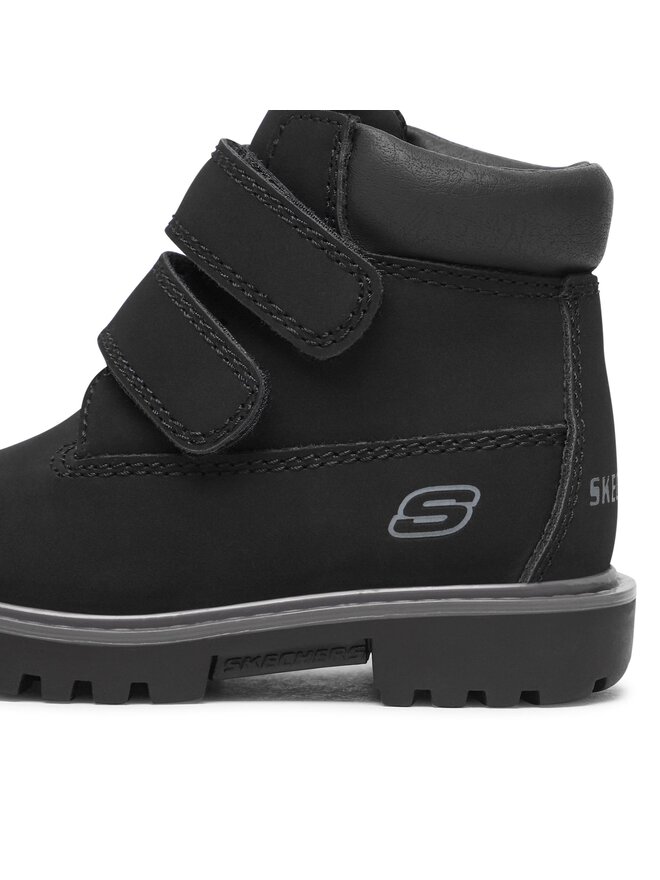 Skechers Bakancs Skechers Mecca Sawmill 93159N/BLK Fekete