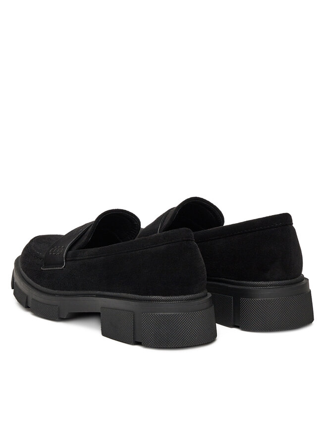 DeeZee Loafersy DeeZee LZP01 Czarny