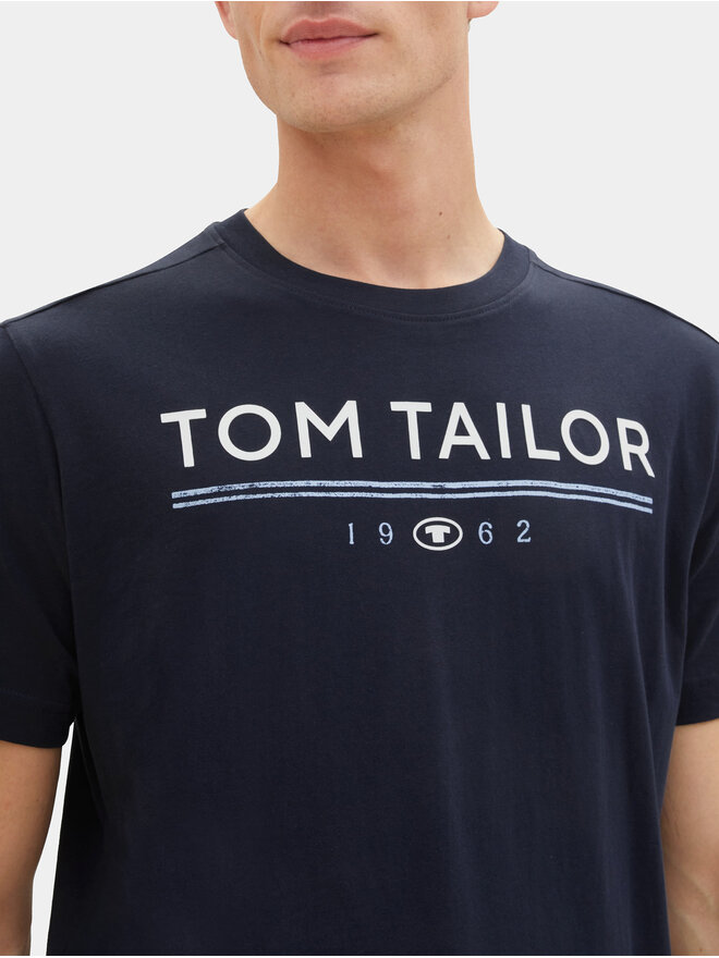 Tom Tailor Tom Tailor Marškinėliai 1040988 Tamsiai mėlyna Regular Fit