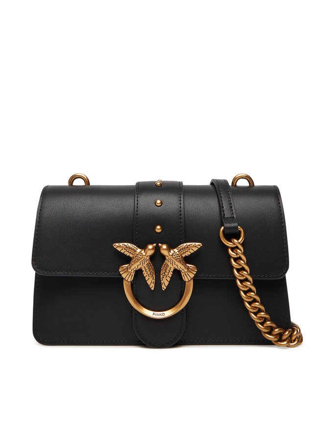 PINKO Handtasche PINKO Love One Mini ST.CL Al 25-26 PLTT 105856 A0F1 Schwarz