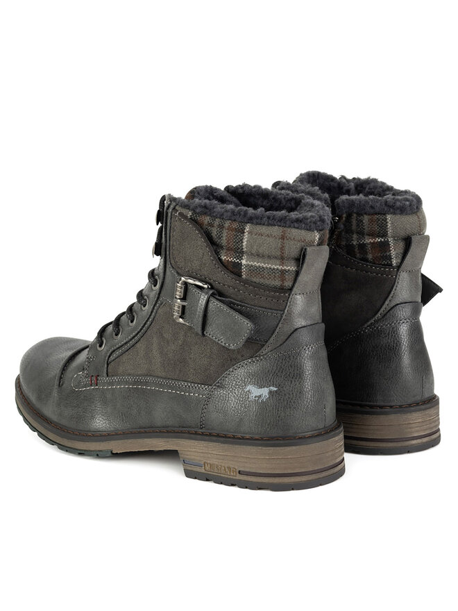 Mustang Schnürschuhe Mustang 4157-605 Grau