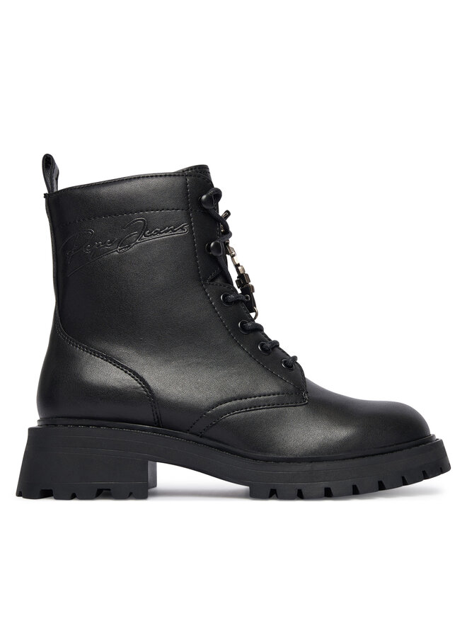 Pepe Jeans Schnürstiefeletten Pepe Jeans Stacy Play W PLS500022 Schwarz
