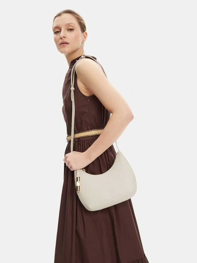 Сумка Furla Goccia S WB01500 BX3353 PNN00 Écru | evzuttya.com.ua