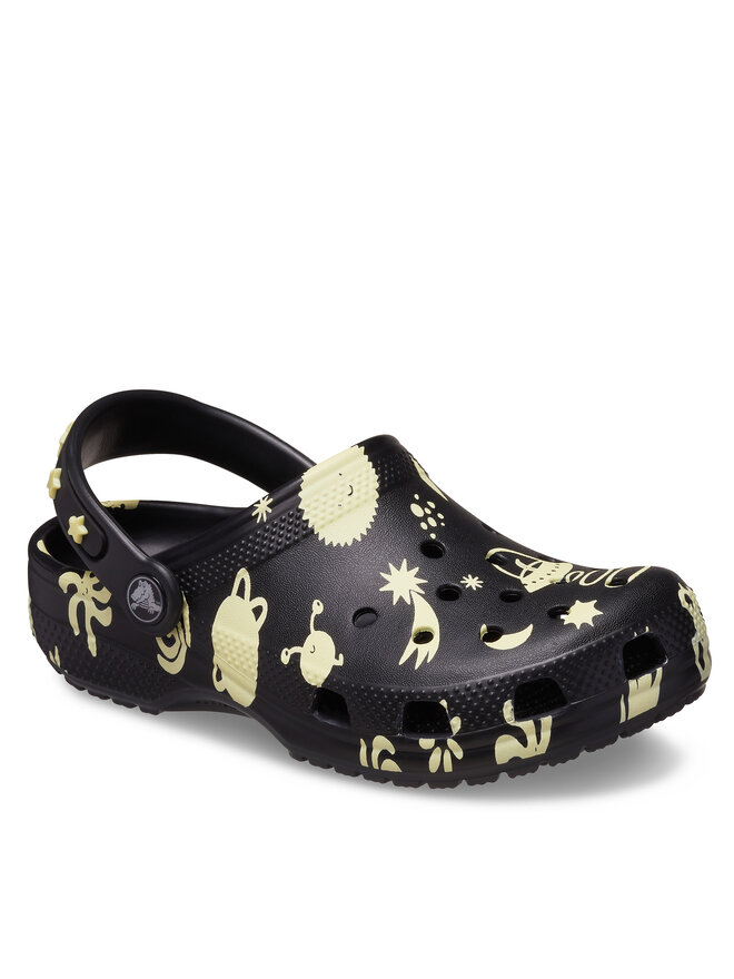 Crocs Klapki Crocs Classic Glow Space Clog K 210355 Czarny
