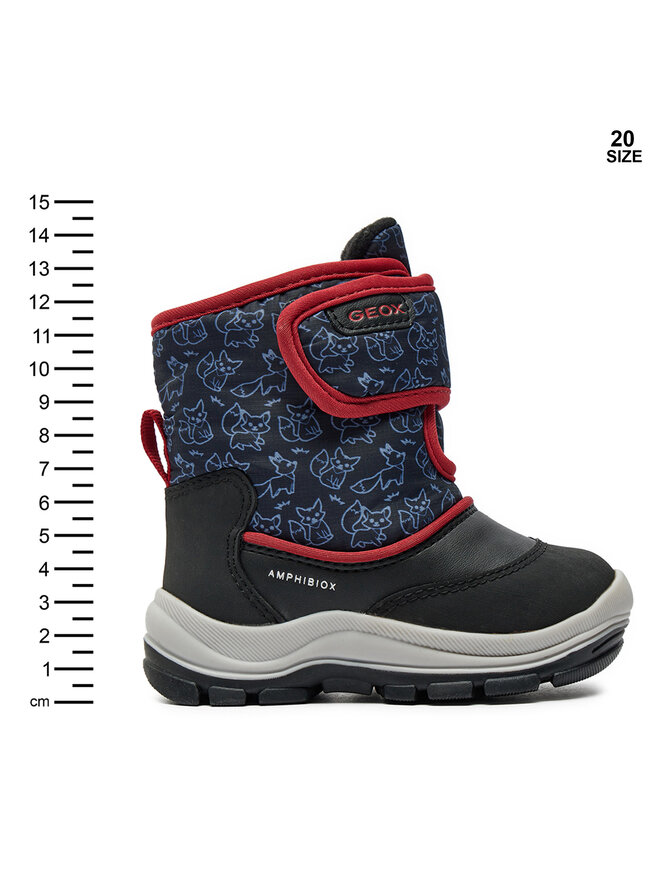 Geox Škornji za sneg Geox B Flanfil Boy B Abx B263VE 0BCMN C0048 M Črna
