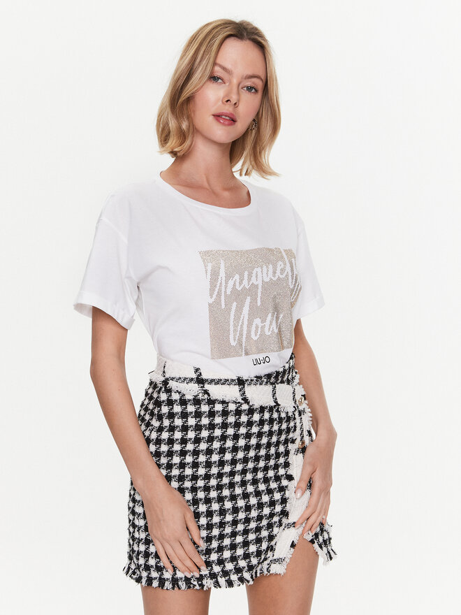 Liu Jo Liu Jo Camiseta WA3277 JS923 Blanco Regular Fit