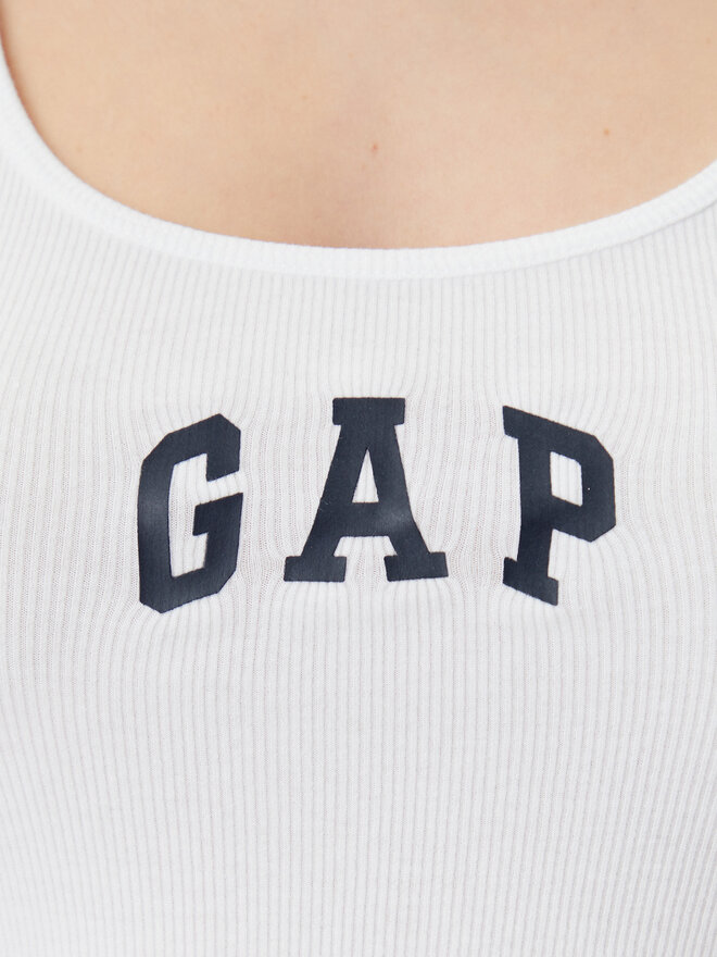 Gap Gap Felső 585421-01 Fehér Slim Fit