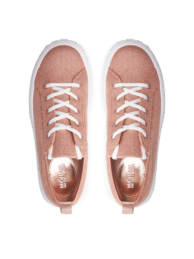 MICHAEL Michael Kors Snīkeri MICHAEL Michael Kors Grove Metallic 43S4GVFS2D Rozā