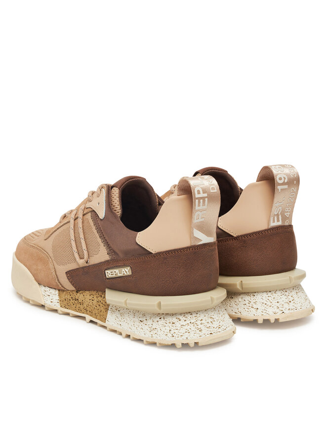 REPLAY Sneakersy REPLAY GMS1P.000.C0055L Beżowy