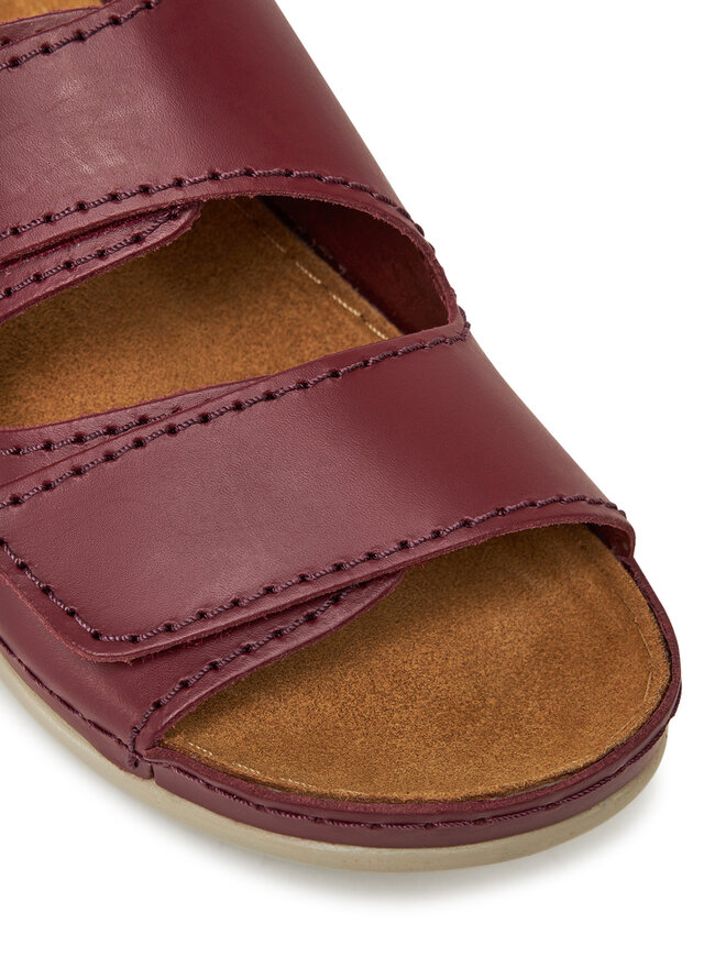 Dr. Brinkmann Klapki Dr. Brinkmann 700617-41 Bordowy