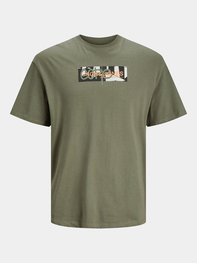 Jack&Jones Jack&Jones Σετ t-shirts 5 τεμαχίων Aop Print 12260781 Έγχρωμο Relaxed Fit