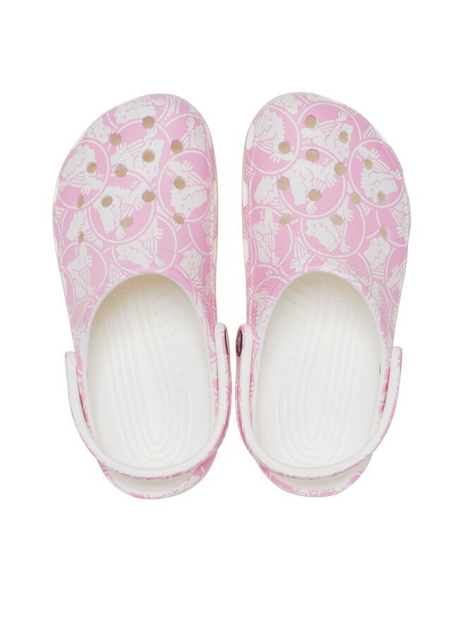 Crocs Παντόφλες Crocs Classic Duke Print Clog 210003 Ροζ
