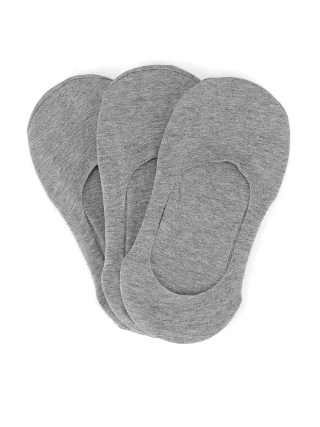 Jenny Fairy Sneakersocken Jenny Fairy AS-LCN-001-AW24 (3-PACK) Grau