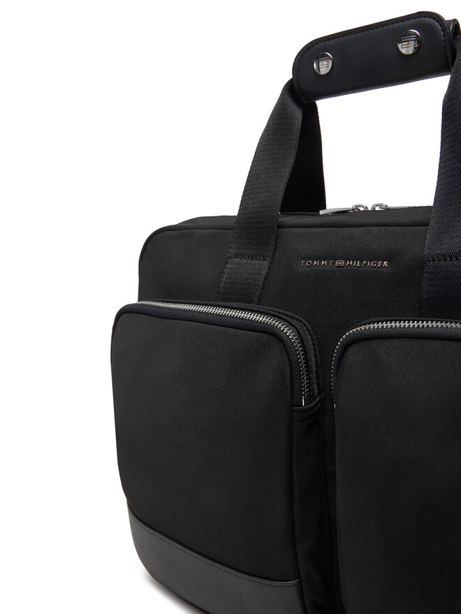 Tommy Hilfiger Brašna na notebook Tommy Hilfiger Th Business Nylon Computer Bag AM0AM13191 Černá