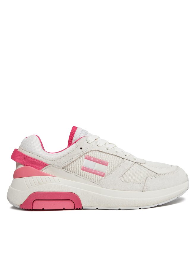 Tommy Jeans Снікерcи Tommy Jeans Tjw Runner Combined EN0EN02512 Écru