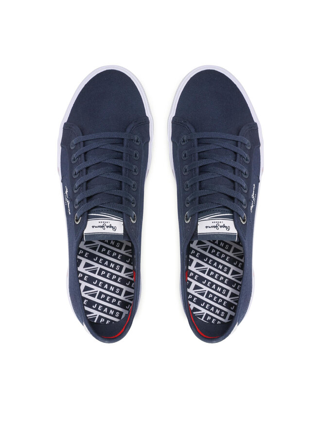 Pepe Jeans Tenisice Pepe Jeans Brady Men Basic PMS30816 Tamnoplava