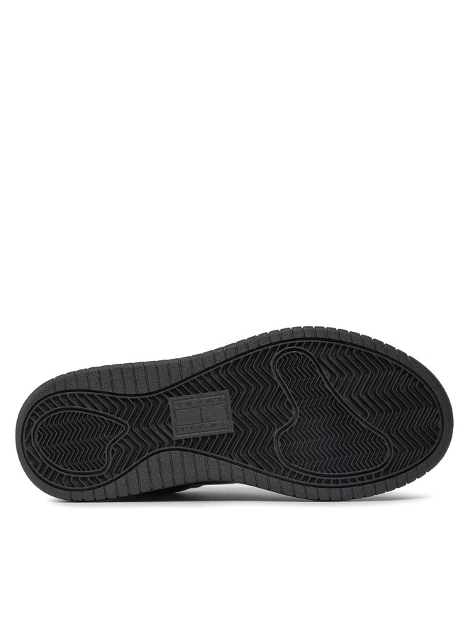 Tommy Jeans Sneakersy Tommy Jeans Tjw Retro Basket Flatform Ess EN0EN02506 Czarny