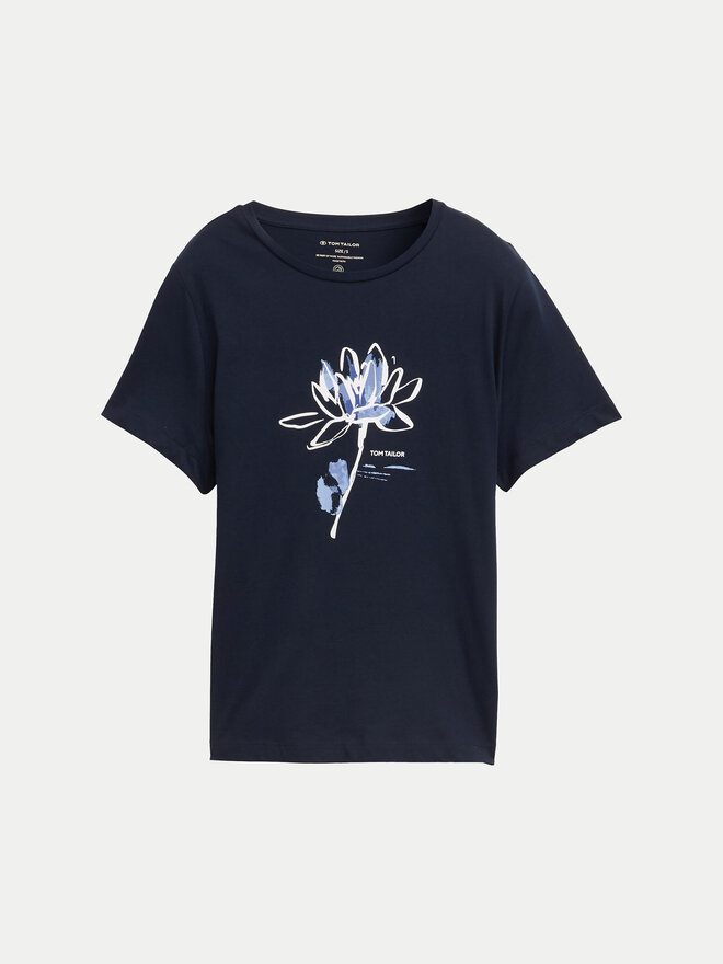 Tom Tailor Tom Tailor Camiseta 1045534 Azul marino Regular Fit