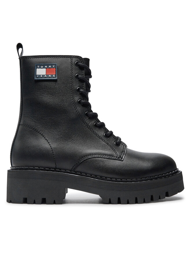 Tommy Jeans Turistická obuv Tommy Jeans Urban EN0EN02628 Černá