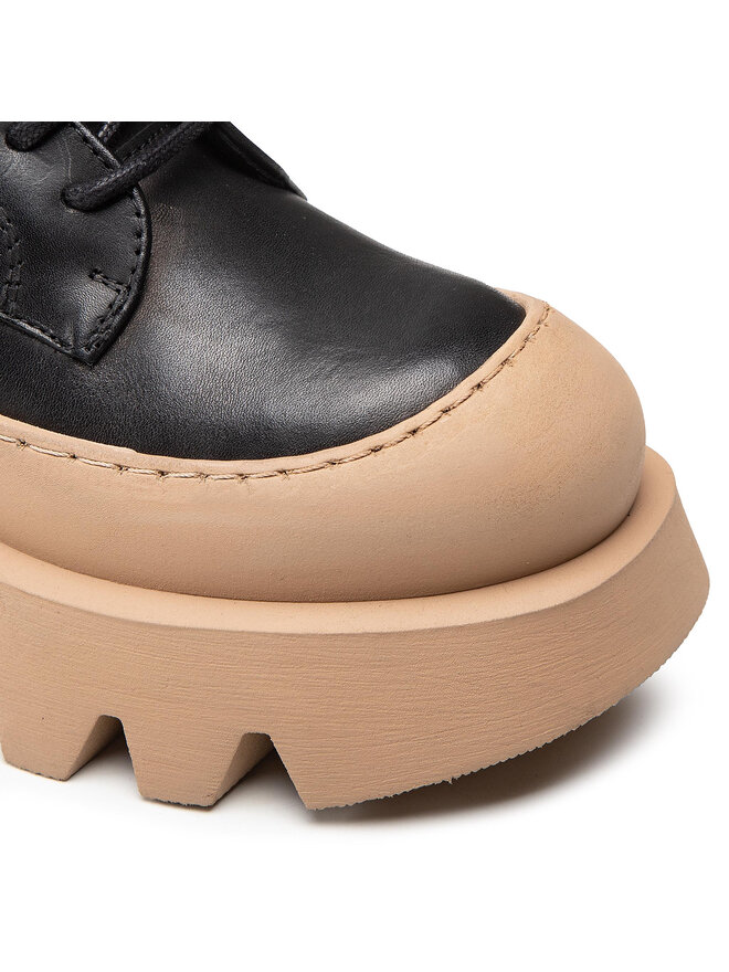 Polokozačky Replay Idem lace GWL78.000.C0001L Černá | eobuv.cz