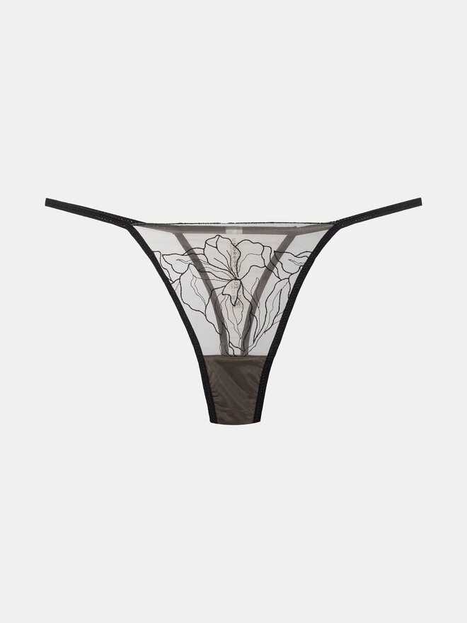 Undress Code Undress Code Стрінги Blossom 659 Чорний