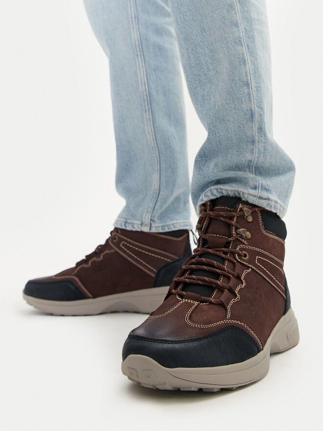 Lee Cooper Gležnjarji Lee Cooper LCJ-24-33-2918MB Rjava
