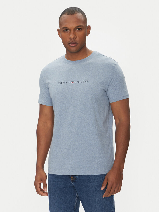 Tommy Hilfiger Tommy Hilfiger Majica UM0UM03525 Modra Regular Fit