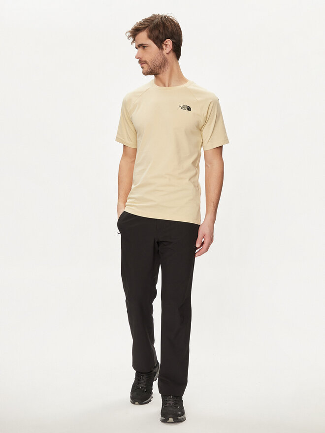 The North Face The North Face Marškinėliai NF0A87NU Smėlio Regular Fit